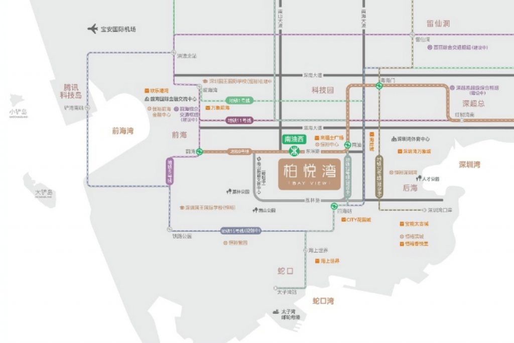 深圳南山南油地铁站新楼盘柏悦湾36平米两房户型实用 房产快讯 第6张