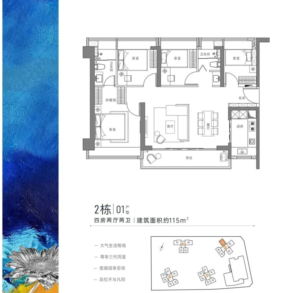 深圳宏发悦云住宅户型图，面积，价格详情 房产快讯 第4张
