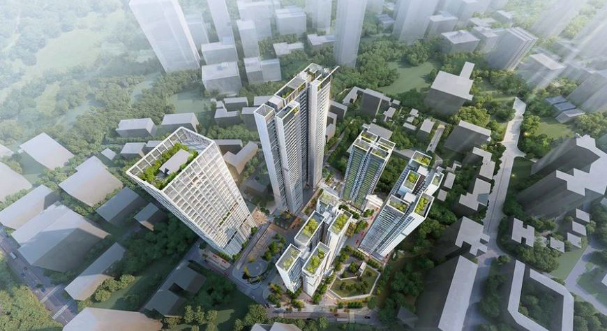 深圳鹏瑞尚府由多栋住宅塔楼、1栋商业/办公/公寓组成 房产快讯 第7张